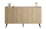 Μπουφές KNS-740-FF Luna Φυσικό Florida Oak 180x100x43cm