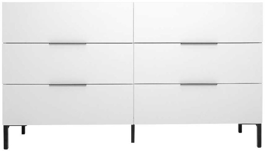 AD_SFN-1760-DD-1-1 Συρταριέρα SFN-1760-DD Oryana Λευκή 140x81x44cm - Image 1