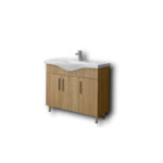 Σετ Επίπλου Mπάνιου SIENA SONOMA 100 9SSI100SN0W Πάγκο 96x34x83cm - Image 6