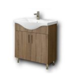 Σετ Έπιπλο Μπάνιου SIENA SONOMA DARK 75 9SSI075SD0W Πάγκο 72x34x83cm - Image 5