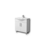 Σετ Έπιπλο Μπάνιου SIENA WHITE 75 9SSI075GL0W Πάγκο 72x34x83cm - Image 6