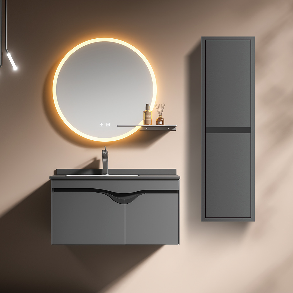 DIVA-80 Σετ Επίπλου DIVA 80 cm Κόντρα Πλακέ Θαλάσσης (Plywood) χρ. ΑΝΘΡΑΚΙ 9SDIV080ANTH - Image 1