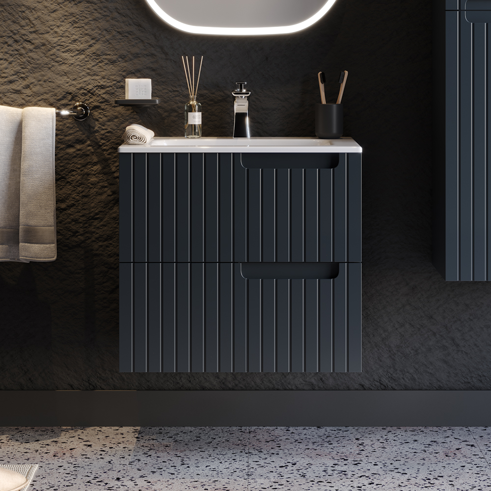 ENZA-60-ANTRASIT-GRI Πάγκος ENZA Ανθρακί 60 S3BENZA060AN 61x46.5x52cm - Image 1