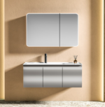 ΣΕΤ ΜΠΑΝΙΟΥ HERA 100cm χρ.LIGHT GREY ΠΟΛΥΑΙΘΥΛΕΝΙΟ (HDPE High Density)