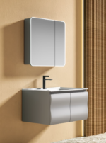 ΣΕΤ ΜΠΑΝΙΟΥ HERA 80cm χρ.LIGHT GREY ΠΟΛΥΑΙΘΥΛΕΝΙΟ (HDPE High Density)
