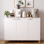Μπουφές Oslo OL16-W Λευκός 120x85x40cm