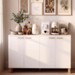Μπουφές Oslo OL17-W Λευκός 120x74x40cm