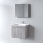 Σετ Έπιπλο Μπάνιου OMEGA GREY OAK 75 9SOM075GO0 Πάγκο 72x44x60cm - Image 2