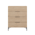 Συρταριέρα SFN-1740-FF Oryana Φυσικό Florida 80x104x44cm