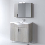 Σετ Έπιπλο Μπάνιου SIENA HARMONY NEW 90 9SSI090HN0W Πάγκο 90x34x83cm - Image 2