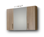 Σετ Έπιπλο Μπάνιου SIENA SONOMA DARK 100 9SSI100SD0W Πάγκο 96x34x83cm - Image 7