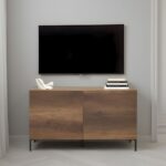 Έπιπλο Τηλεόρασης TVC-722-OO Roma Καρυδιά Oslo 120x70x43cm - Image 2