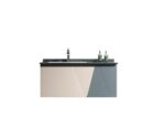 ΣΕΤ ΠΑΓΚΟΥ VICTORIA 100cm PLYWOOD χρ.BEIGE/PETROL S3BVIC100BEPE