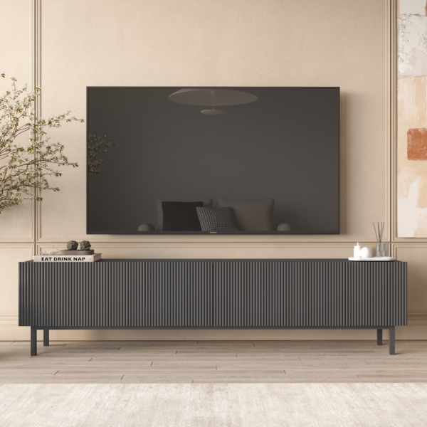 Έπιπλο Τηλεόρασης LN Ανθρακί 180x44x32cm