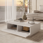 Τραπεζάκι LN4-W Λευκό 90x29x60cm - Image 2
