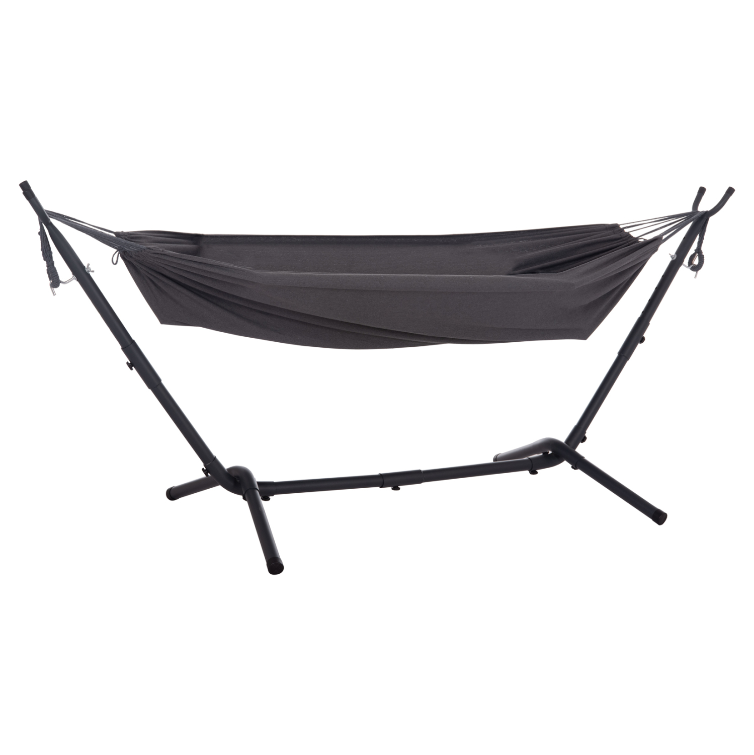 aiora-fb9630401-anthraki-metallikos-skel ΑΙΩΡΑ CRAVE HM6304.01 ΑΝΘΡΑΚΙ ΜΕΤΑΛΛΙΚΟΣ ΣΚΕΛΕΤΟΣ-ΣΚΟΥΡΟ ΓΚΡΙ ΥΦΑΣΜΑ 265x93x105Υεκ - Image 1