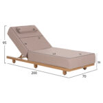 ΕΠΑΓΓΕΛΜ. ΞΑΠΛΩΣΤΡΑ JESSIE HM10714.05 HEAT TRANSFER ΑΛΟΥΜ.--ΜΠΕΖ ΜΑΞΙΛΑΡΙ 200x71x79Υεκ - Image 2
