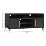 ΕΠΙΠΛΟ ΤΗΛΕΟΡΑΣΗΣ ΜΕΛΑΜΙΝΗΣ DANNA HM2202.01 ZEBRANO 120x40x55Υεκ. - Image 3
