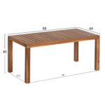 LOUNGE ΣΕΤ ΕΞ.ΧΩΡΟΥ 3ΤΜΧ FORNEL HM10988 ΞΥΛΟ ΑΚΑΚΙΑΣ ΣΕ ΦΥΣΙΚΟ - Image 3