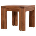 LOUNGE ΣΕΤ KIOTO HM10960 ΤΡΑΠΕΖΑΚΙ & 2 ΠΟΛΥΘΡΟΝΕΣ--ΞΥΛΟ TEAK--ΜΠΕΖ ΜΑΞΙΛΑΡΙΑ - Image 6