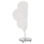 ΟΜΠΡΕΛΑ ΜΕ ΒΑΣΗ ΣΕΙΡΑ CANNOPY (flower) HM21286.02 ΑΛΟΥΜΙΝΙΟ-ΓΡΑΝΙΤΗΣ-ΛΕΥΚΟ 2,38x2,2μ - Image 4