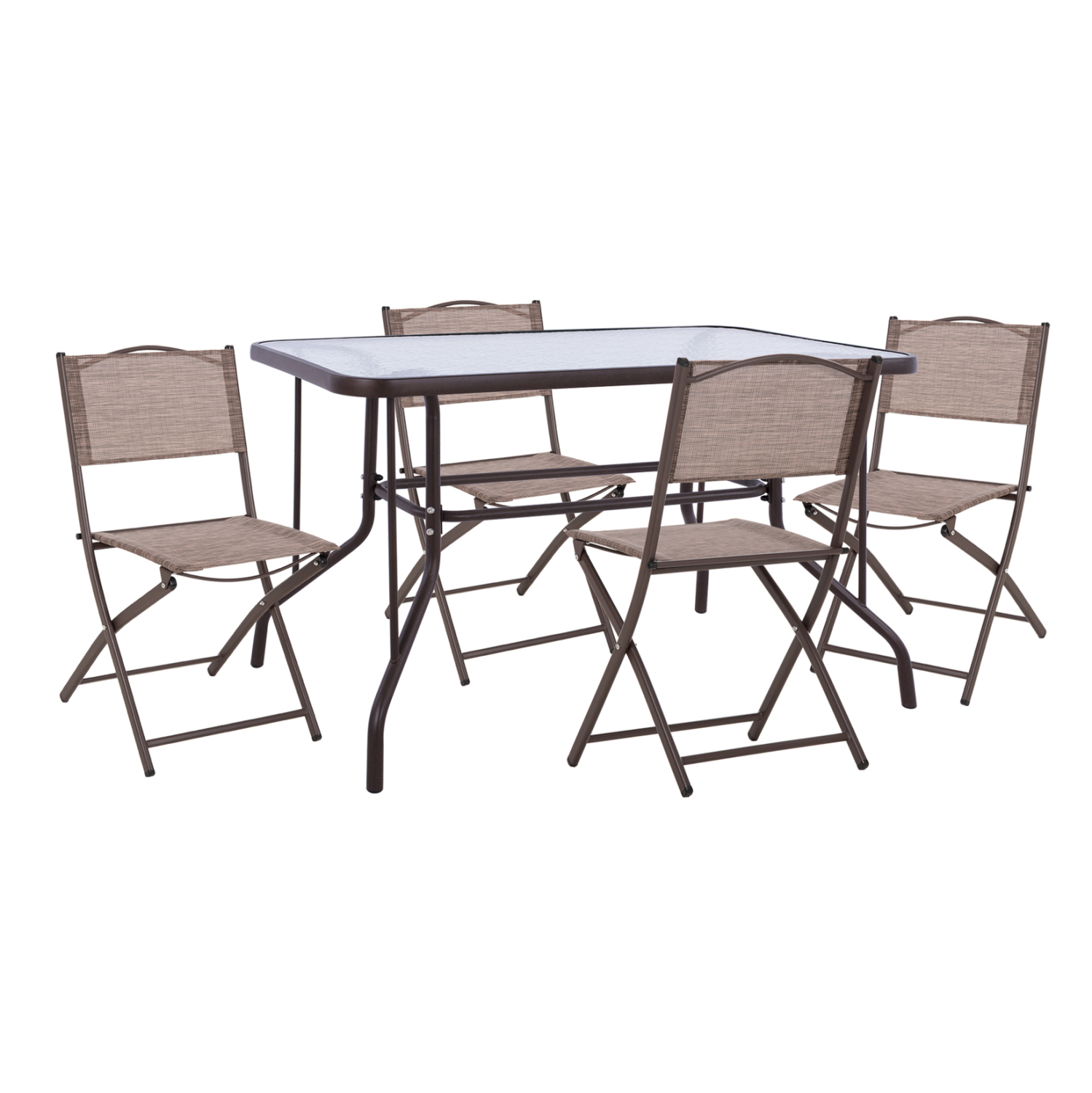set-exchoroy-5tmch-fb921034-metalliko-tr ΣΕΤ ΕΞ.ΧΩΡΟΥ 5ΤΜΧ MAG HM21033.02 ΤΡΑΠΕΖΙ ADAM & 4 ΠΤΥΣΣΟΜΕΝΕΣ ΚΑΡΕΚΛΕΣ-ΚΑΦΕ - Image 1