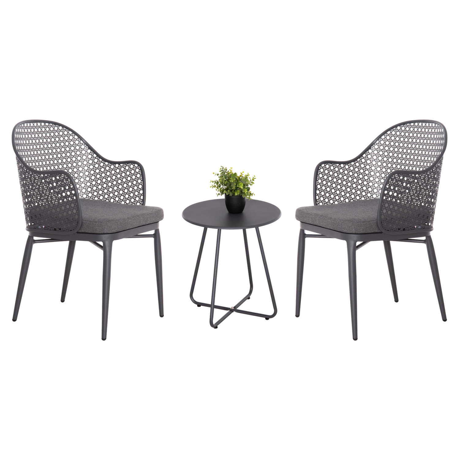 set-lounge-3tmx-exchoroy-fb92110701-aloy ΣΕΤ LOUNGE 3TMX ΕΞ.ΧΩΡΟΥ OREGO HM21107.01 ΑΛΟΥΜΙΝΙΟ & ΜΕΤΑΛΛΟ ΣΕ ΣΚΟΥΡΟ ΓΚΡΙ - Image 1