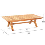 ΣΕΤ ΣΑΛΟΝΙ ΕΞ.ΧΩΡΟΥ 4ΤΜΧ ROSSWELL HM6084.02 ΞΥΛΟ ΑΚΑΚΙΑΣ-ΣΧΟΙΝΙ-ΜΠΕΖ ΜΑΞΙΛΑΡΙΑ - Image 4