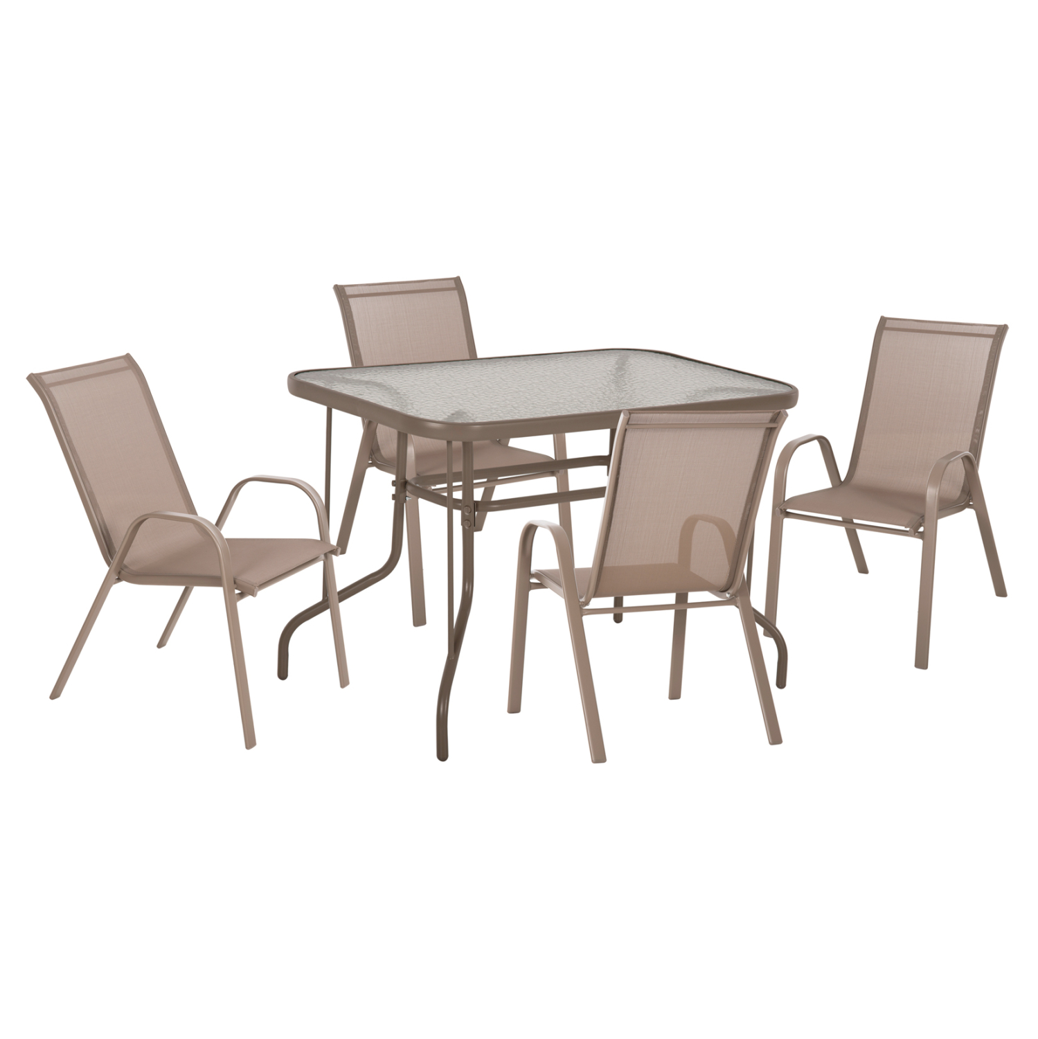 set-trapezarias-5tmch-fb91089704-trapezi ΣΕΤ ΤΡΑΠΕΖΑΡΙΑΣ 5ΤΜΧ ADAM HM10897.04 ΤΡΑΠΕΖΙ 110x60εκ & 4 ΠΟΛΥΘΡΟΝΕΣ--ΣΑΜΠΑΝΙ - Image 1