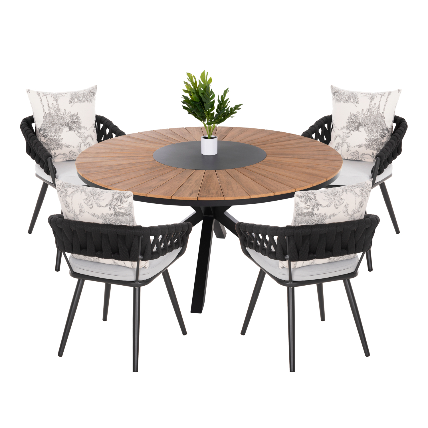 set-trapezarias-exchoroy-5tmch-fb9110010 ΣΕΤ ΤΡΑΠΕΖΑΡΙΑΣ ΕΞ.ΧΩΡΟΥ 5ΤΜΧ CAMDEN HM11001.01 ΑΝΘΡΑΚΙ ΑΛΟΥΜΙΝΙΟ--ΕΚΡΟΥ ΜΑΞΙΜΑΡΙΑ - Image 1