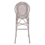 ΣΚΑΜΠΩ ΑΛΟΥΜΙΝΙΟΥ BAMBOO LOOK ΠΑΤΙΝΑ ΛΕΥΚΟ ΜΕ TEXTLINE HM5110 41x52x116 εκ. - Image 5