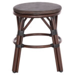ΣΚΑΜΠΟ ΑΛΟΥΜΙΝΙΟΥ CHINO HM6285.01 BAMBOO LOOK ΚΑΦΕ-TEXTILENE ΚΑΦΕ Φ36x46Υεκ. - Image 3