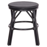 ΣΚΑΜΠΟ ΑΛΟΥΜΙΝΙΟΥ CHINO HM6285.02 BAMBOO LOOK & TEXTILENE ΣΕ ΜΑΥΡΟ Φ36x46Υεκ. - Image 3