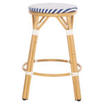 ΣΚΑΜΠΟ ΑΛΟΥΜΙΝΙΟΥ ΜΕΣ.ΥΨΟΥΣ CHINO HM6286.05 BAMBOO LOOK & TEXTILENE ΜΠΛΕ 43x43x65Υεκ - Image 4