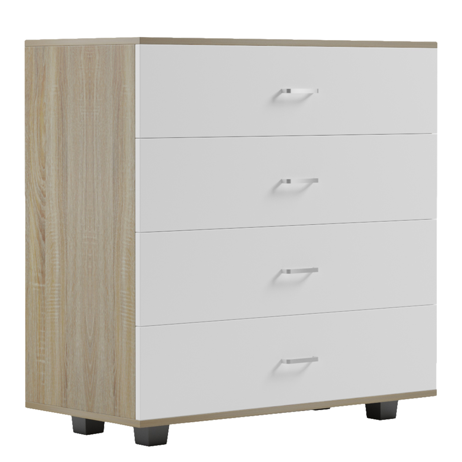 syrtariera-melaminis-me-4-syrtaria-sonam ΣΥΡΤΑΡΙΕΡΑ ME 4 ΣΥΡΤΑΡΙΑ THORG HM8996.04 ΜΕΛΑΜΙΝΗ ΣΕ SONAMA-ΛΕΥΚΟ 80x40x83Yεκ. - Image 1