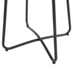 ΤΡΑΠΕΖΑΚΙ GERRY HM5717.11 ΜΕ WICKER ΜΠΕΖ-ΜΑΥΡΟ ΜΕΤΑΛ.ΣΚΕΛΕΤΟ 50x50x47,5Υεκ. - Image 6