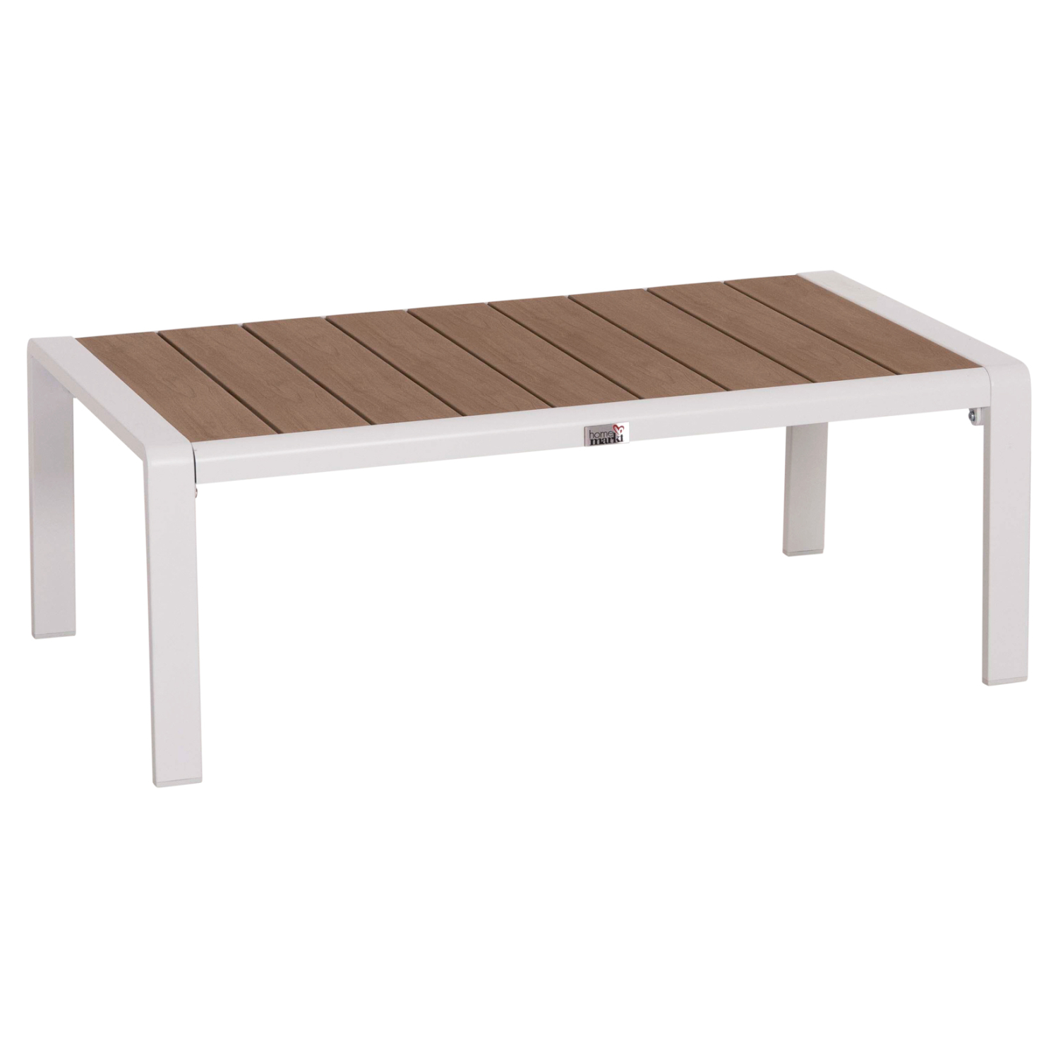 trapezaki-xaplostras-fb9627601-aloyminio ΤΡΑΠΕΖΑΚΙ ΞΑΠΛΩΣΤΡΑΣ BENTRY HM6276.01 ΑΛΟΥΜΙΝΙΟ ΛΕΥΚΟ--POLYWOOD 100x56x35Υεκ. - Image 1
