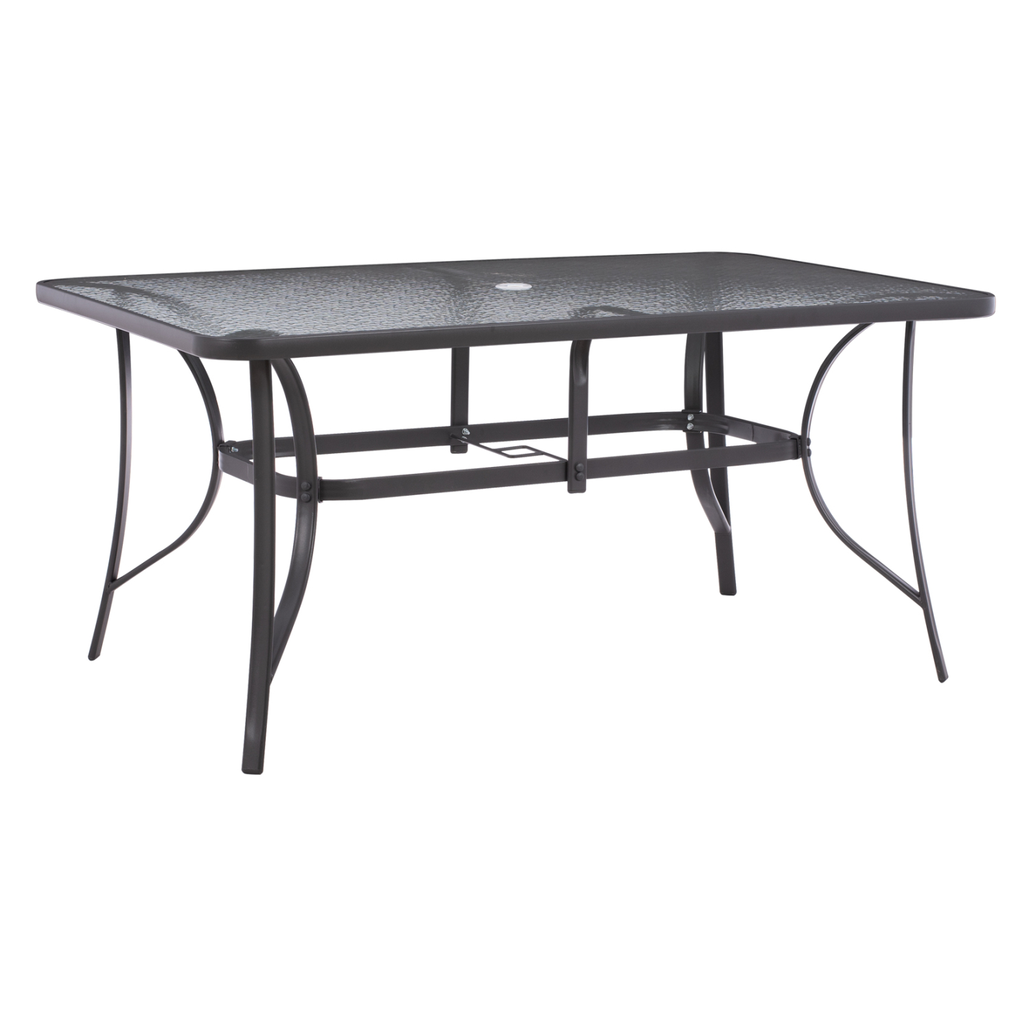 trapezi-150x90ch75yek-metalliko-orthogon ΤΡΑΠΕΖΙ BRUNO 150X90Χ75Υεκ. ΜΕΤΑΛΛΙΚΟ ΟΡΘΟΓΩΝΙΟ ΓΚΡΙ ΜΕ ΤΡΥΠΑ ΟΜΠΡΕΛΑΣ Φ38 HM5145.11 - Image 1