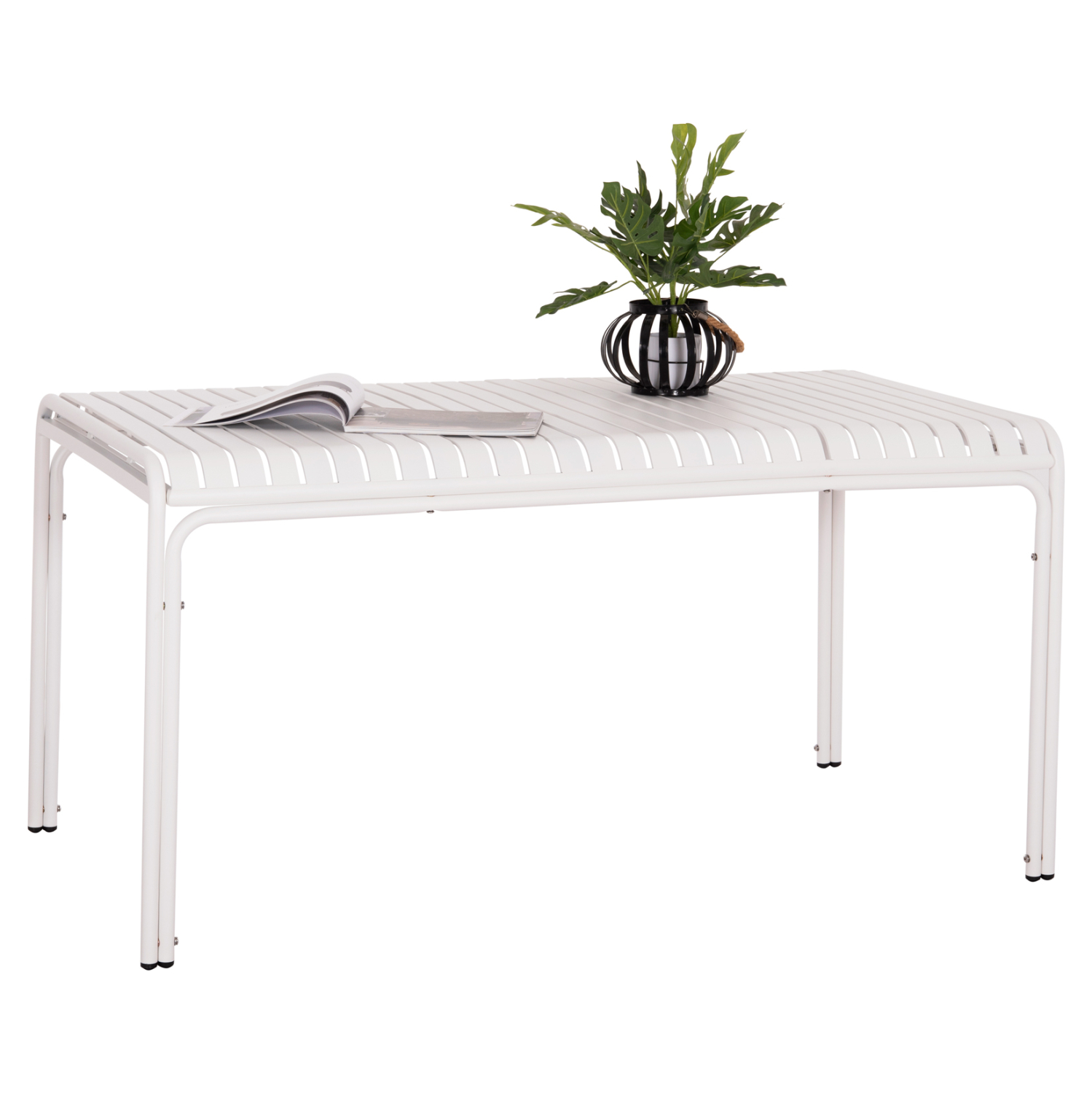 trapezi-aloyminioy-fb9633902-leyko-150x8 ΤΡΑΠΕΖΙ ΑΛΟΥΜΙΝΙΟΥ RACHEL HM6339.02 ΛΕΥΚΟ 150x80x75Υεκ. - Image 1