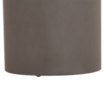ΤΡΑΠΕΖΙ ΒΟΗΘΗΤΙΚΟ FIBER CEMENT ΣΤΡΟΓΓΥΛΟ KYOKO HM6592.01 ΓΚΡΙ Φ40x43Υεκ. - Image 6