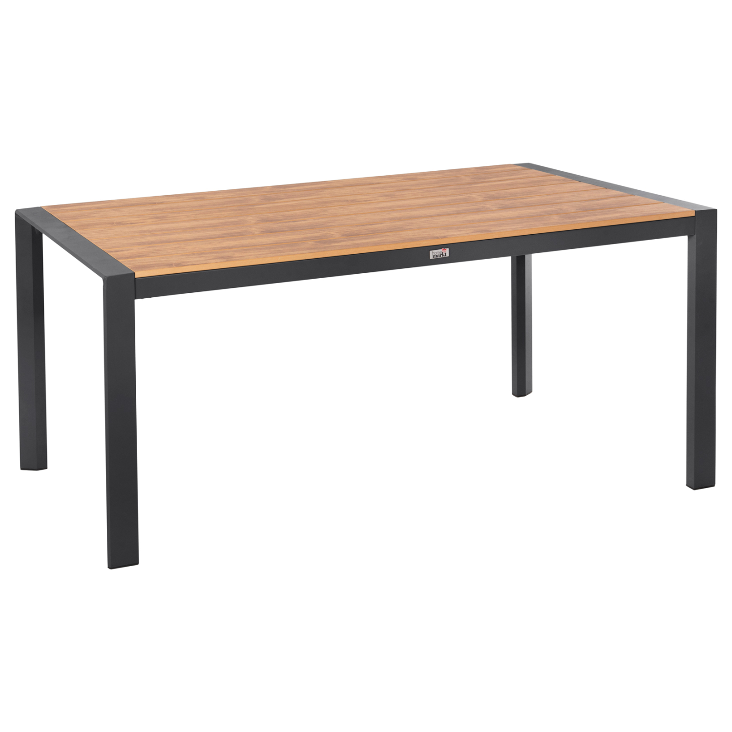 trapezi-exotchoroy-fb9605903-aloyminio-a ΤΡΑΠΕΖΙ ΕΞΩΤ.ΧΩΡΟΥ GOYA HM6059.03 ΑΛΟΥΜΙΝΙΟ ΑΝΘΡΑΚΙ & POLYWOOD 160X80Χ75Υεκ. - Image 1