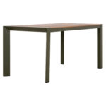 ΤΡΑΠΕΖΙ ΕΞΩΤ.ΧΩΡΟΥ GOYA HM6059.07 ΑΛΟΥΜΙΝΙΟ ΣE OLIVE GREEN & POLYWOOD 160X80Χ75Υεκ. - Image 4