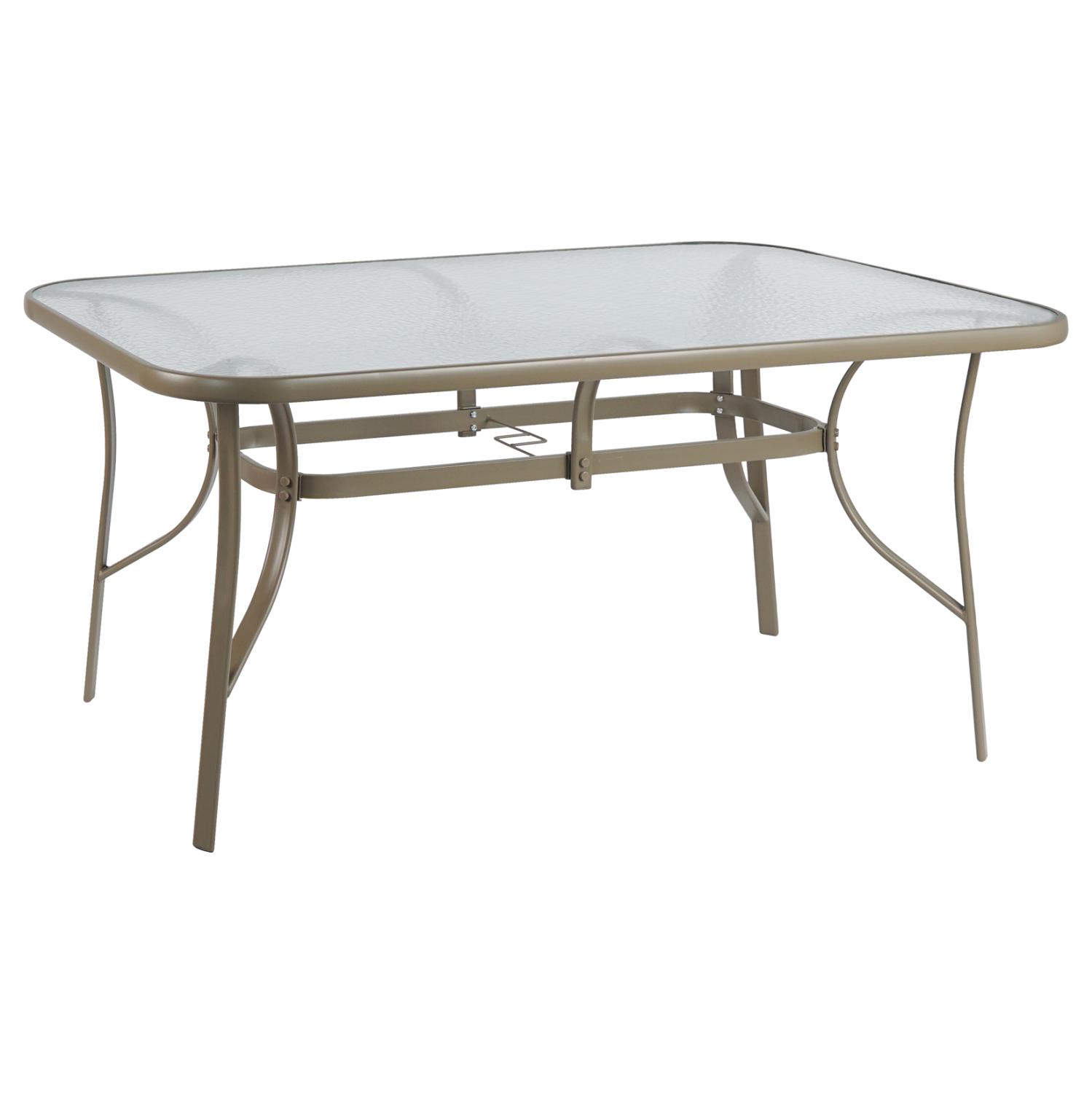 trapezi-fb9507404-metalliko-sampani-me-g ΤΡΑΠΕΖΙ BRUNO 160Χ90Χ72Υεκ. ΜΕΤΑΛΛΙΚΟ ΣΑΜΠΑΝΙ ΜΕ ΓΥΑΛΙΝΗ ΕΠΙΦΑΝΕΙΑ HM5074.04 - Image 1
