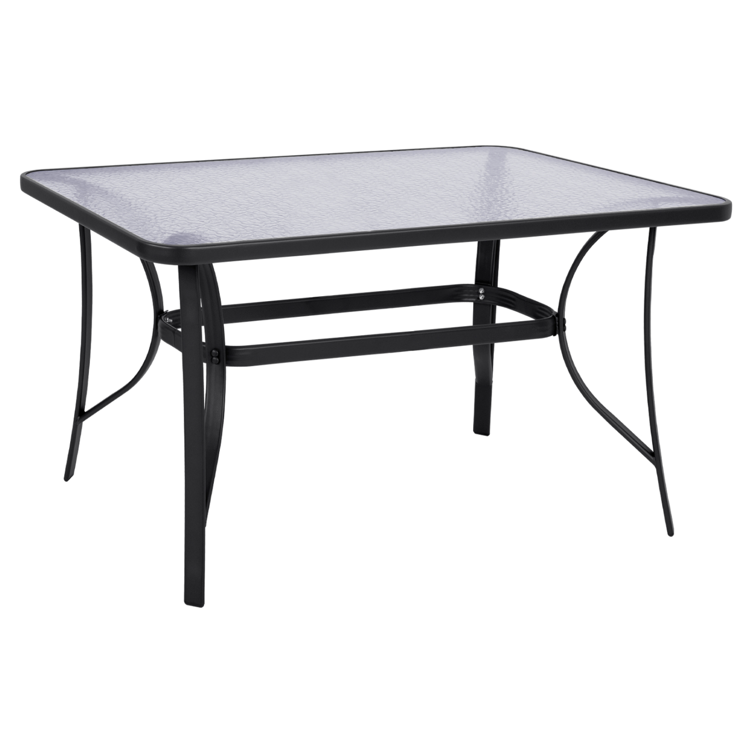 trapezi-fb9510601-140ch80ch72yek-gkri-me ΤΡΑΠΕΖΙ BRUNO 140Χ80Χ72Υεκ. ΓΚΡΙ ΜΕΤΑΛΛΙΚΟ ΜΕ ΓΥΑΛΙΝΗ ΕΠΙΦΑΝΕΙΑ HM5106.01 - Image 1