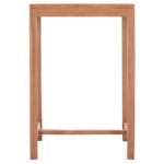 ΤΡΑΠΕΖΙ ΜΠΑΡ ΤΕΤΡΑΓΩΝΟ PRESSCOT HM18113 ΞΥΛΟ TEAK ΣΕ ΦΥΣΙΚΟ 70x70x105Υεκ. - Image 3