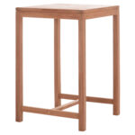 ΤΡΑΠΕΖΙ ΜΠΑΡ ΤΕΤΡΑΓΩΝΟ PRESSCOT HM18113 ΞΥΛΟ TEAK ΣΕ ΦΥΣΙΚΟ 70x70x105Υεκ. - Image 5