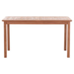 ΤΡΑΠΕΖΙ ΟΡΘΟΓΩΝΙΟ PRESSCOT HM18123 ΞΥΛΟ TEAK--ΦΥΣΙΚΟ 140x80x76Υεκ. - Image 3