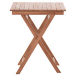 ΤΡΑΠΕΖΙ ΣΚΗΝΟΘΕΤΗ ΤΕΤΡΑΓΩΝΟ HEIDEL HM18121 ΞΥΛΟ TEAK--ΦΥΣΙΚΟ 60x60x75Υεκ. - Image 3