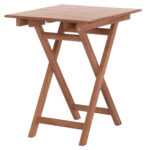 ΤΡΑΠΕΖΙ ΣΚΗΝΟΘΕΤΗ ΤΕΤΡΑΓΩΝΟ HEIDEL HM18121 ΞΥΛΟ TEAK--ΦΥΣΙΚΟ 60x60x75Υεκ. - Image 4