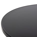 ΤΡΑΠΕΖΙ ΣΤΡΟΓΓΥΛΟ GOSS HM5974.01 ΑΛΟΥΜΙΝΙΟ ΜΑΥΡΟ Φ60x70Υεκ. - Image 5